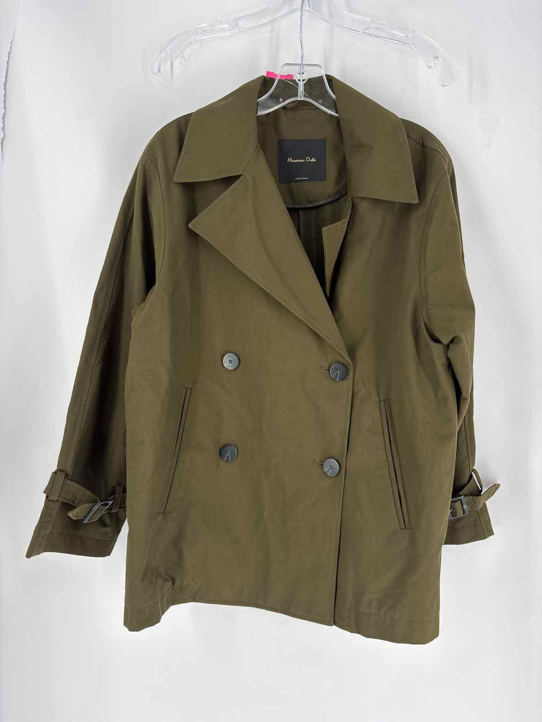 Size S MASSIMO DUTTI Olive Jacket