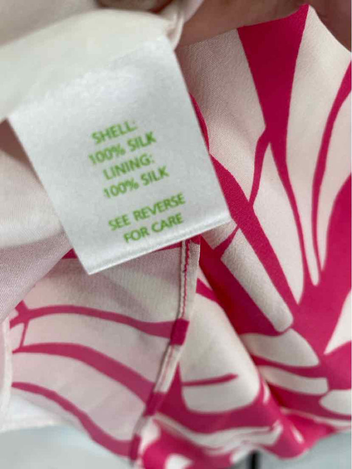 Size 2 Lilly Pulitzer Pink Sateen Dress