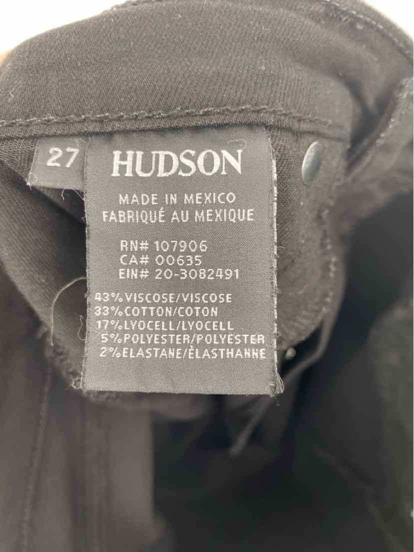 Size 27 Hudson Black Pants