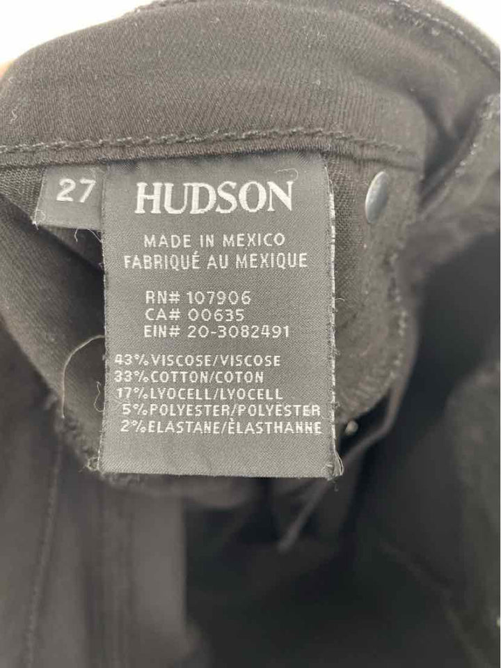 Size 27 Hudson Black Pants