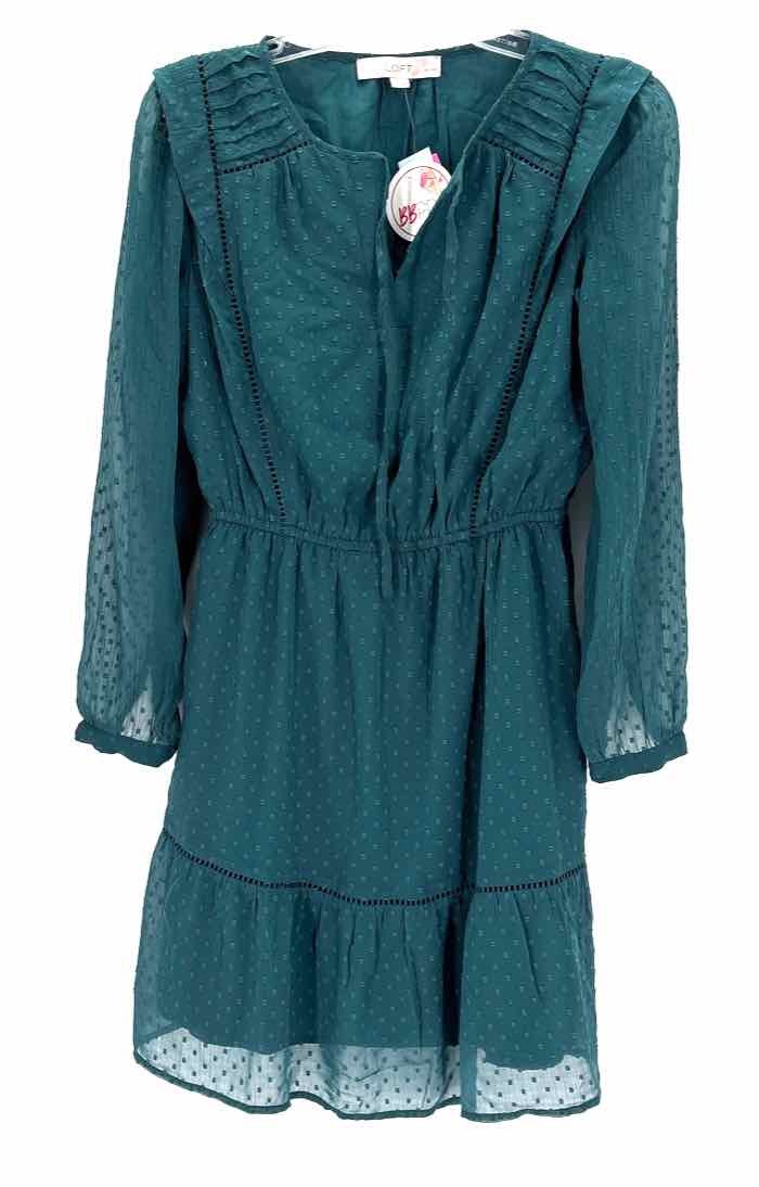 Size S LOFT Green Dress