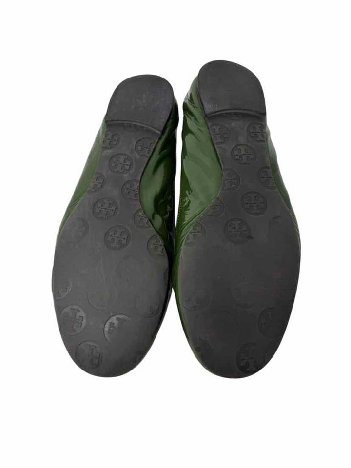 Shoe Size 9 Tory Burch Green Flats