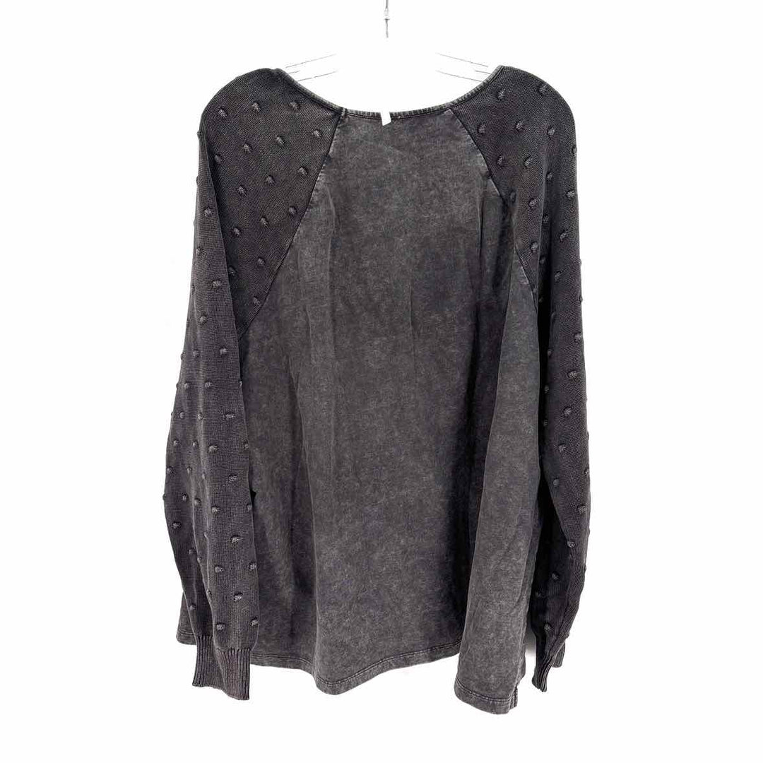 Size 2X Gray Sweater