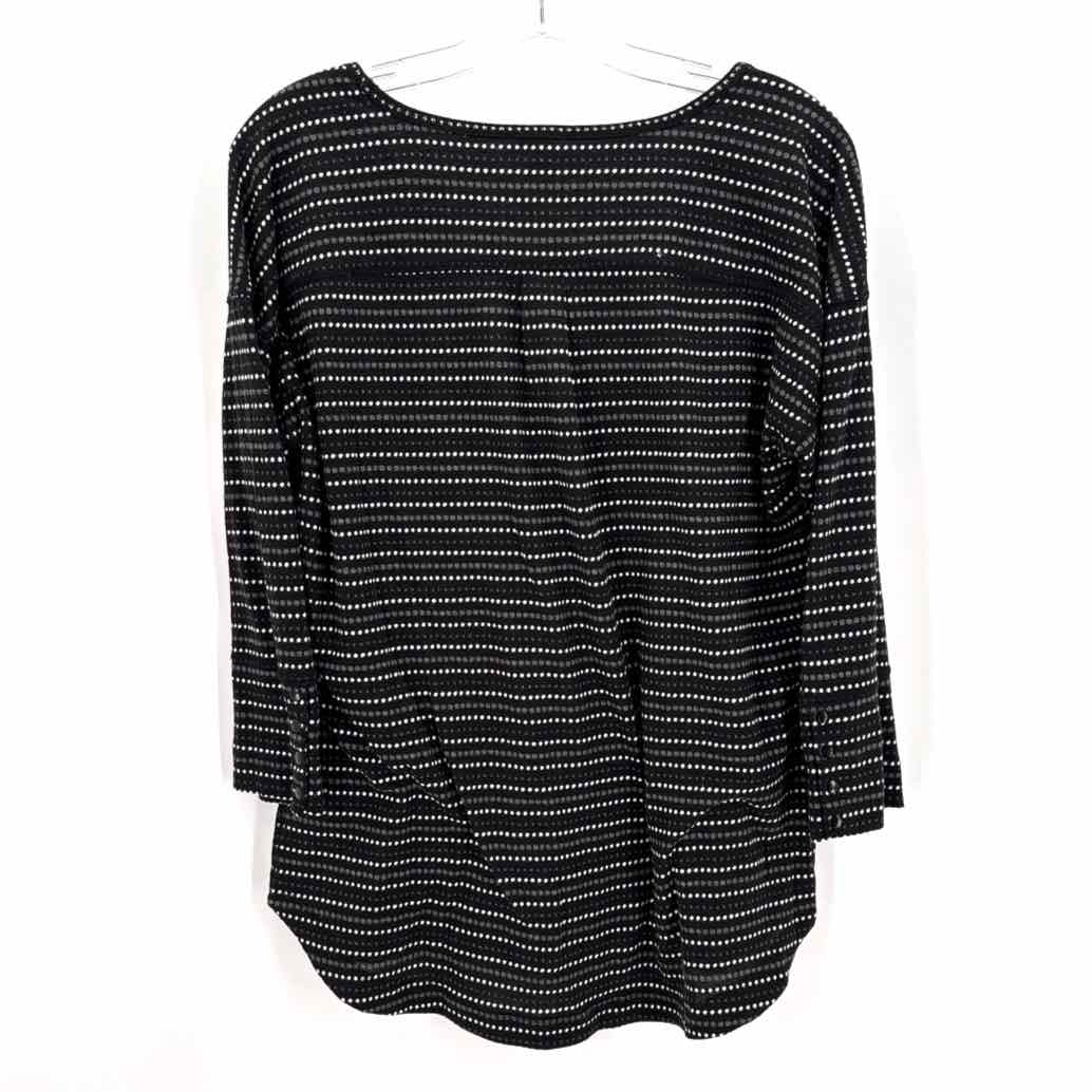 Size L Talbots Black Shirt