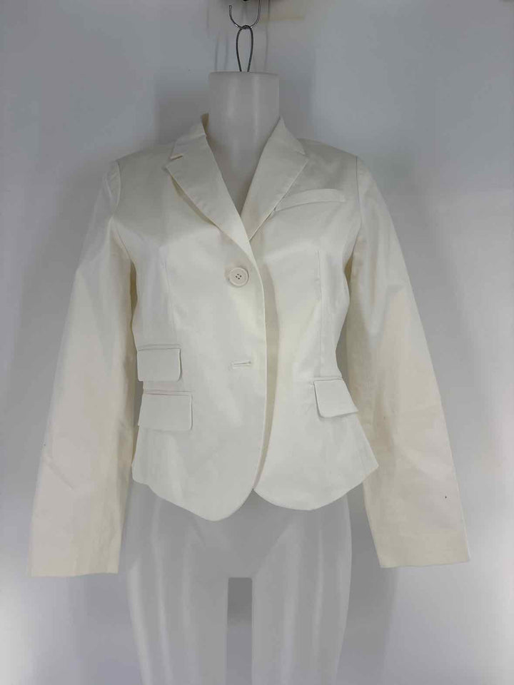 Size 6 Talbots White Blazer