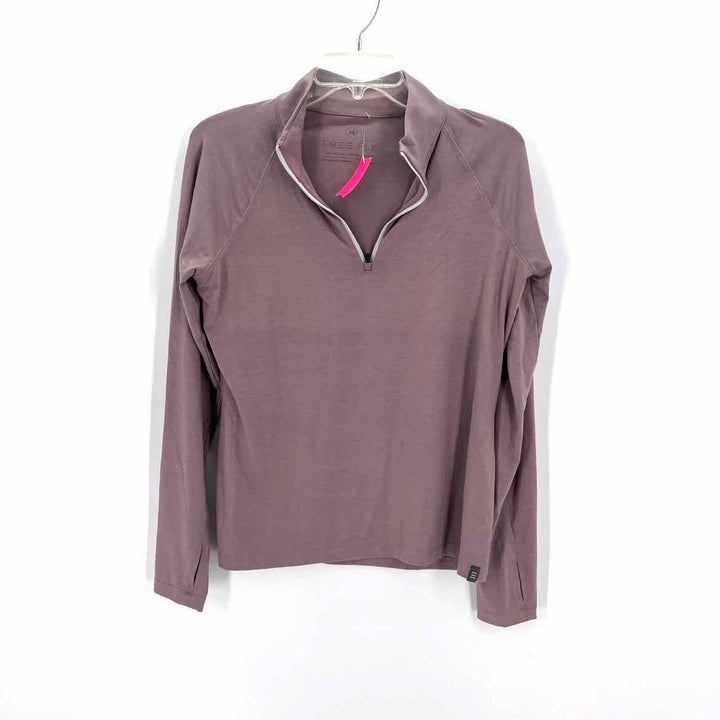 Size M FREE FLY Purple Cotton Shirt