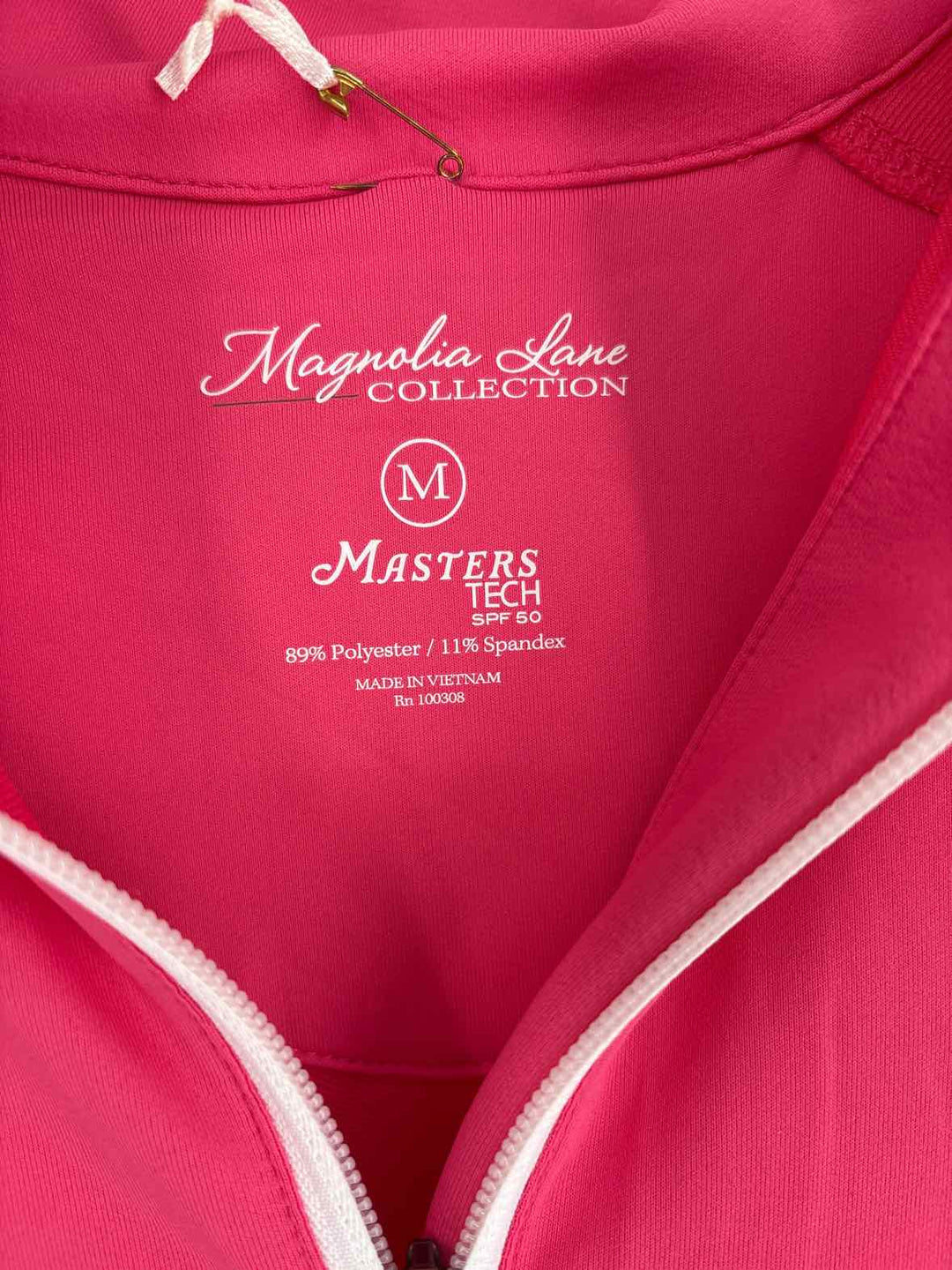 Size M MASTERS Fuschia Sweater