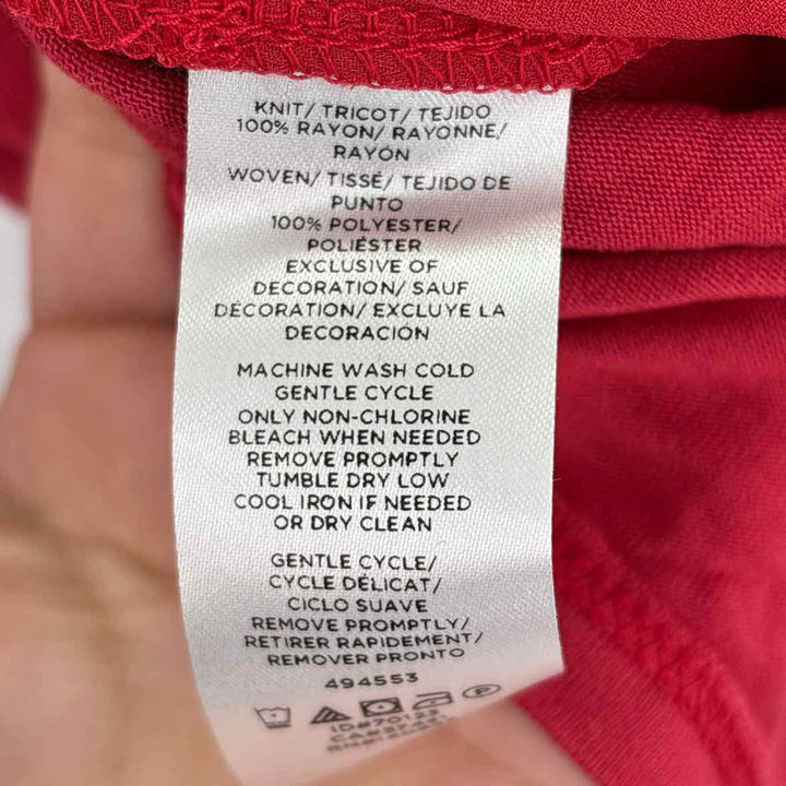 Size M LOFT Red Shirt