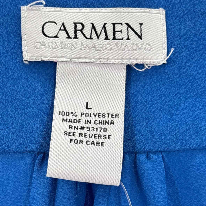 Size L CARMEN MARC VALVO Blue Shirt