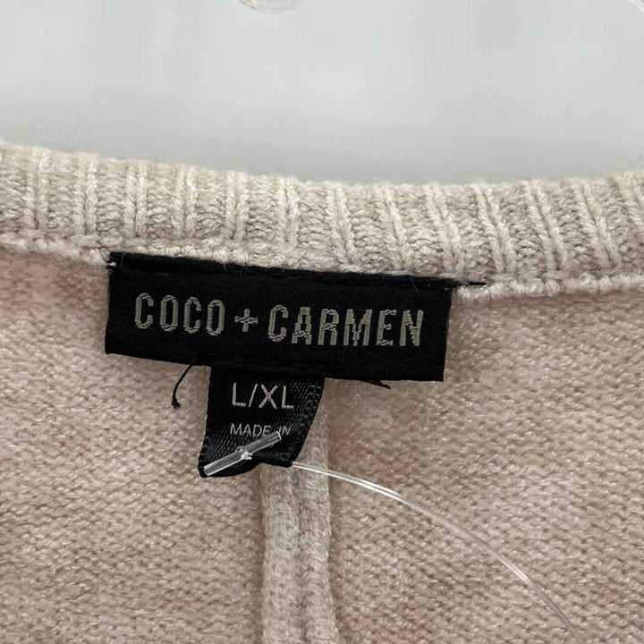 Size L/XL Beige Sweater