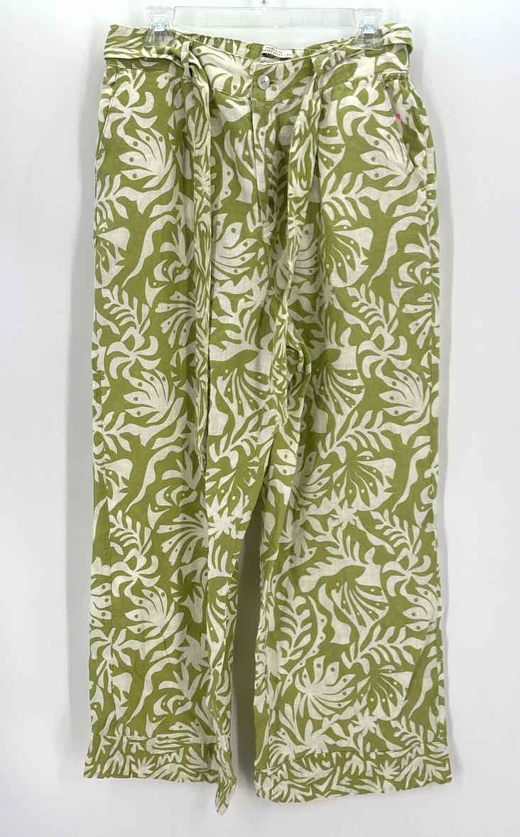Size M RACHEL ZOE Multi-Color Linen Pants