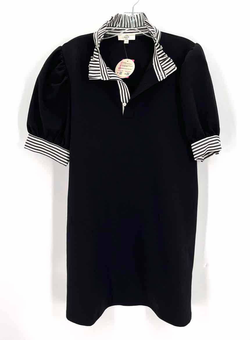 Size L ENTRO Black Dress