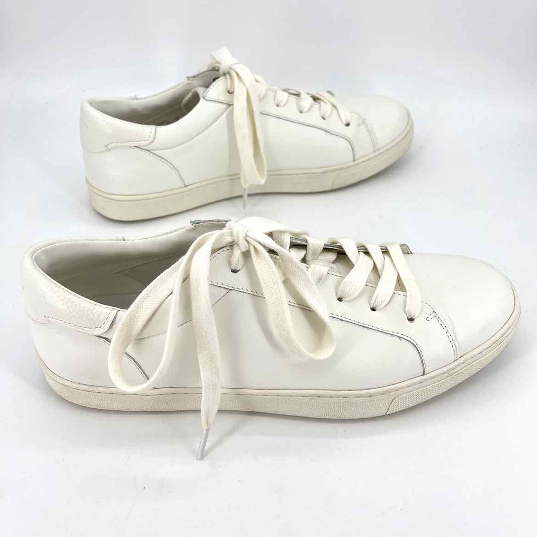 Shoe Size 44 Coach White Leather Sneakers
