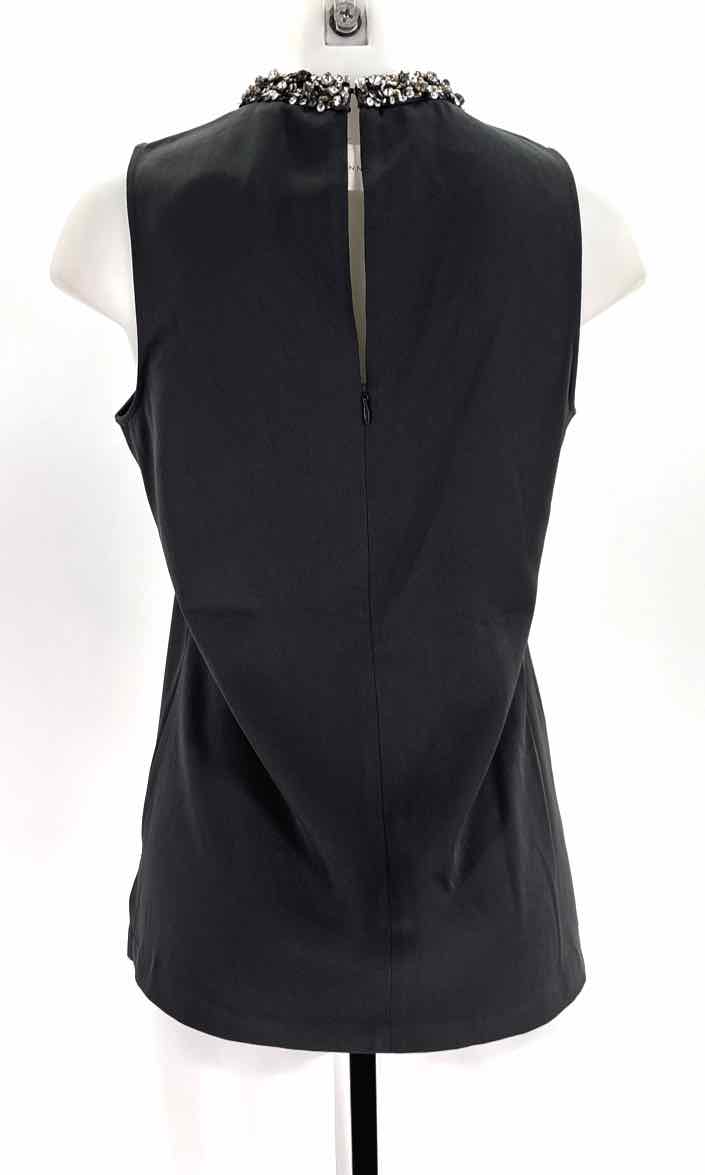 Size S Ann Taylor Gray Sequined Shirt