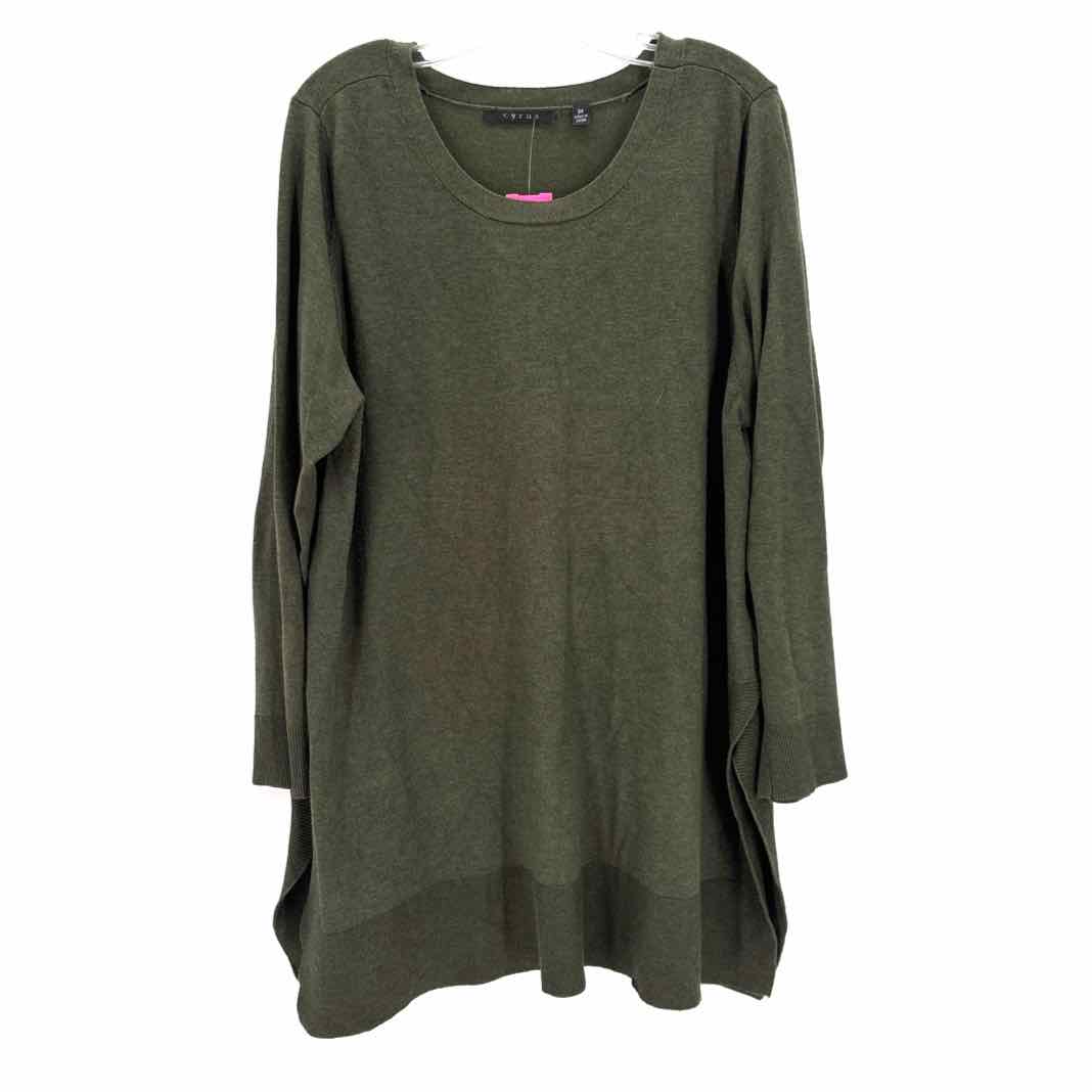Size 3X CYRUS Forest Green Knit Sweater