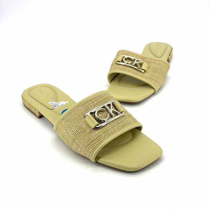 Shoe Size 10 Calvin Klein Lime Green Sandals