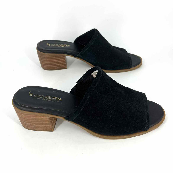 Shoe Size 10 KOOLABURRA Black Suede Sandals