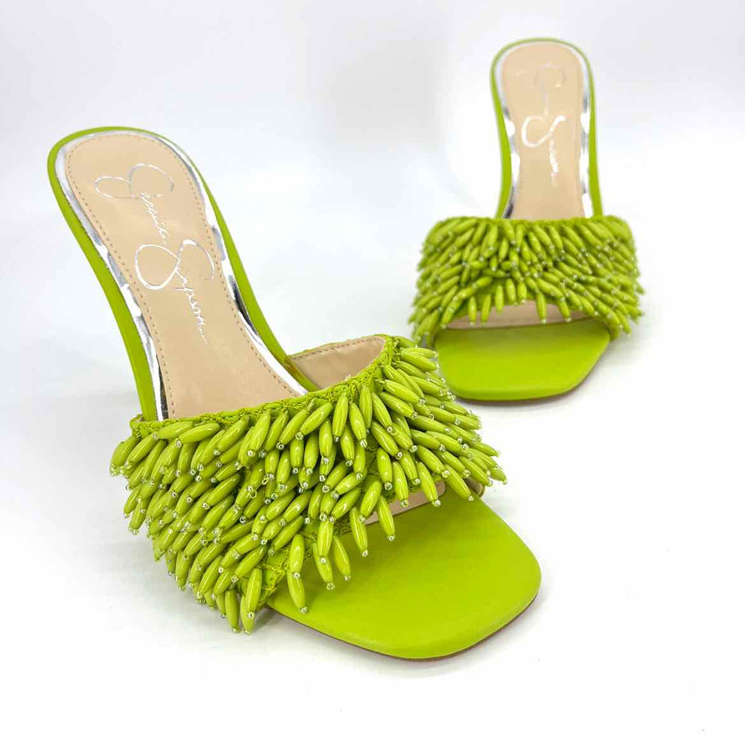 Shoe Size 7.5 Jessica Simpson Lime Green Sandals
