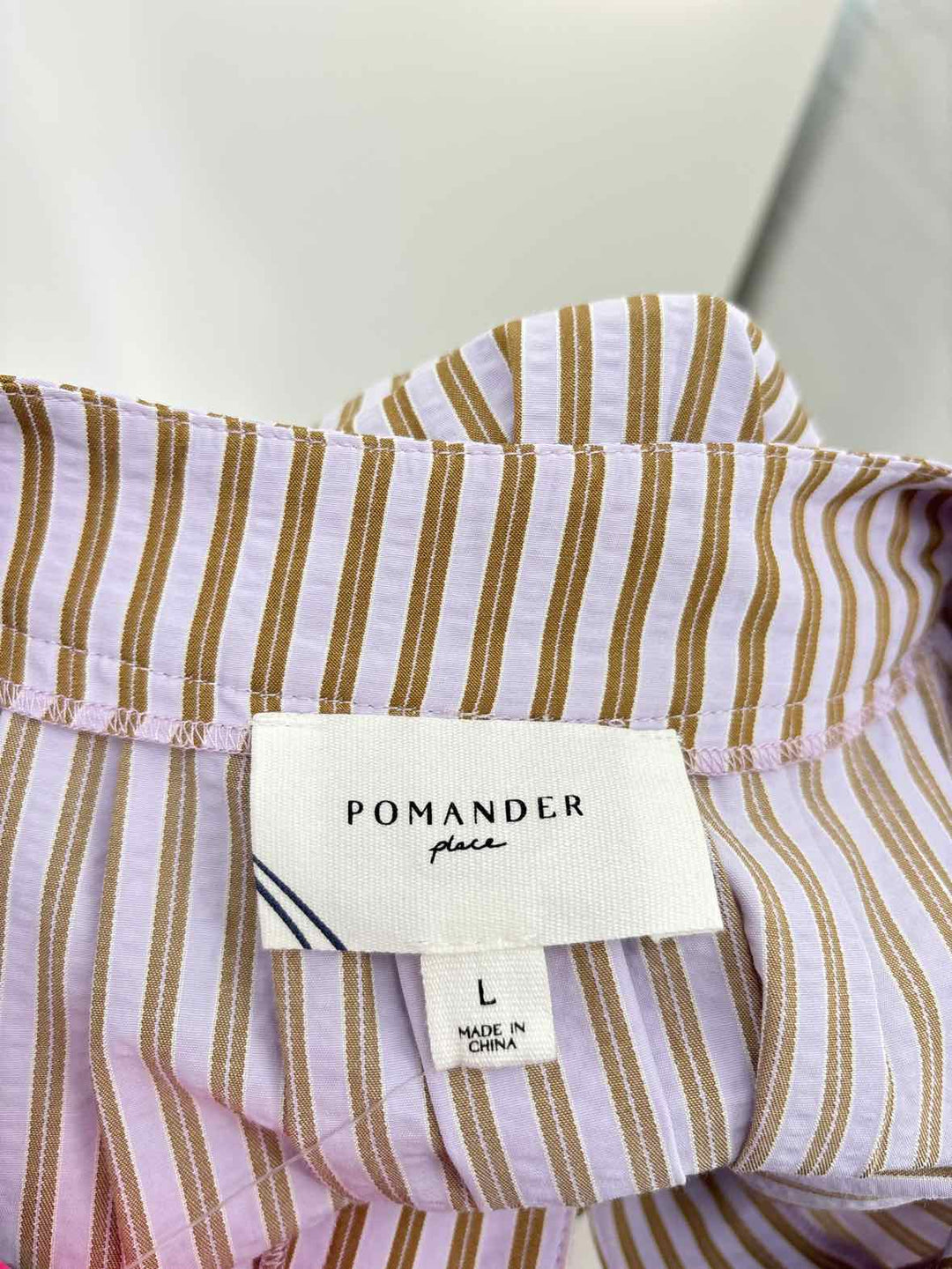 Size L POMANDER PLACE Purple Shirt