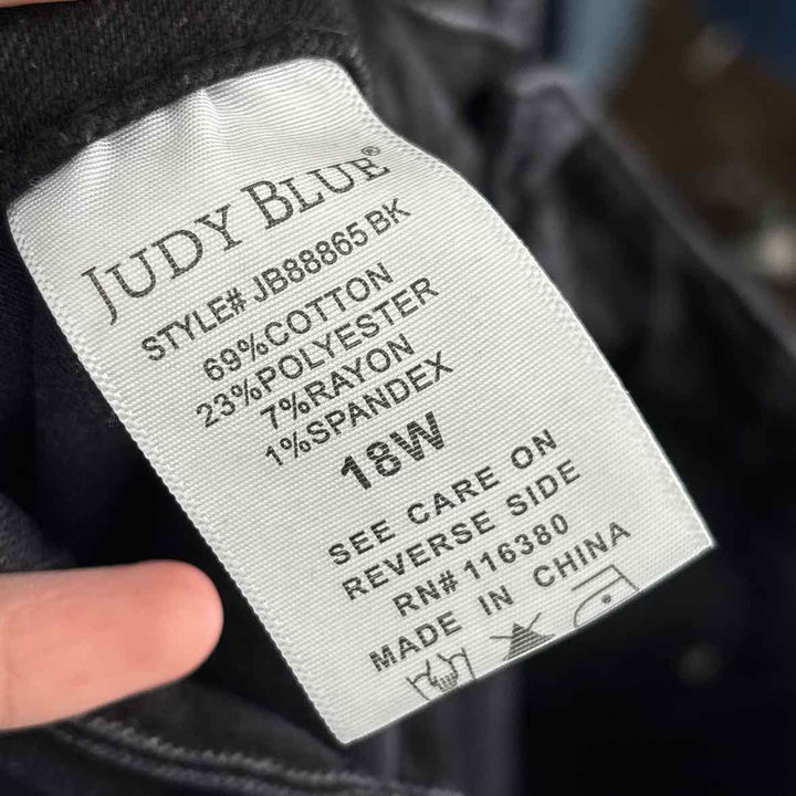 Size 18 JUDY BLUE Black Pants