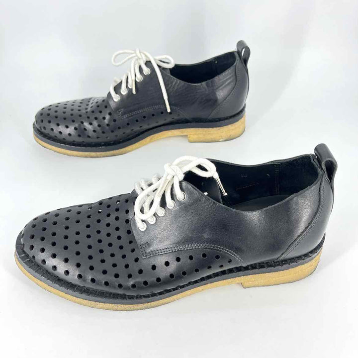 Shoe Size 39.5 RAG & BONE Black Leather Flats
