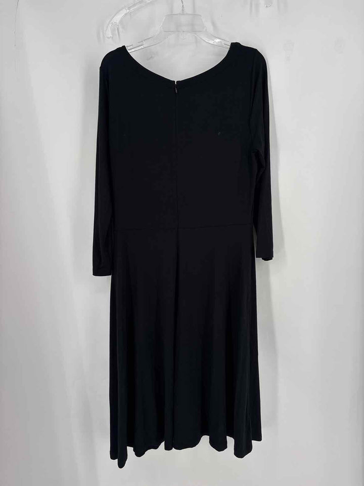 Size L LOFT Black Dress