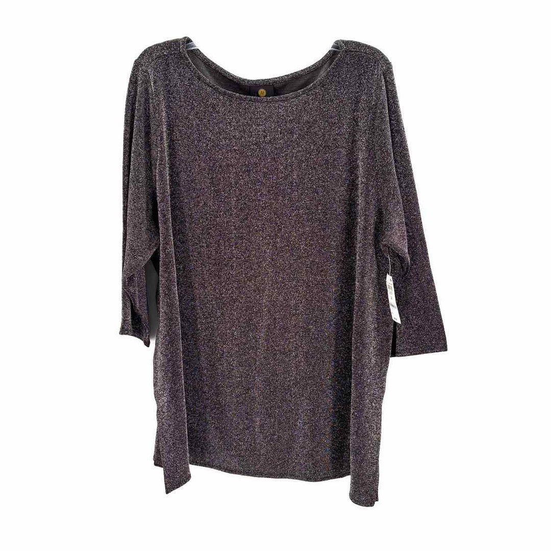 Size 3X JM COLLECTION Black Shirt