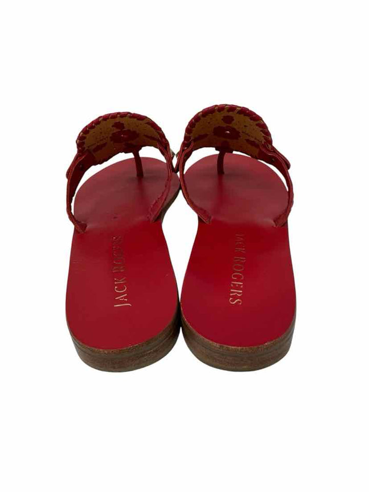 Shoe Size 7 Jack Rogers Red Sandals