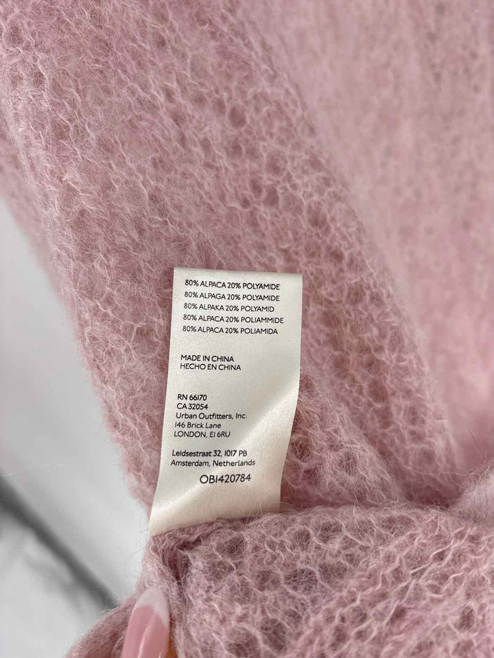Size L FREE PEOPLE Pink Sweater