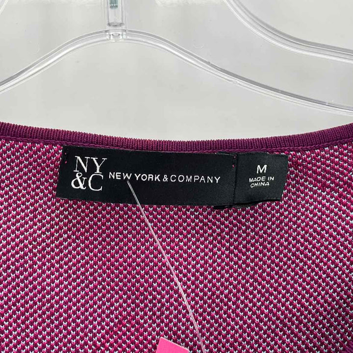 Size M NY & CO Fuschia Knit Dress