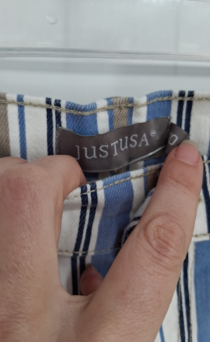 Size 10 JUST USA Multi-Color Pants