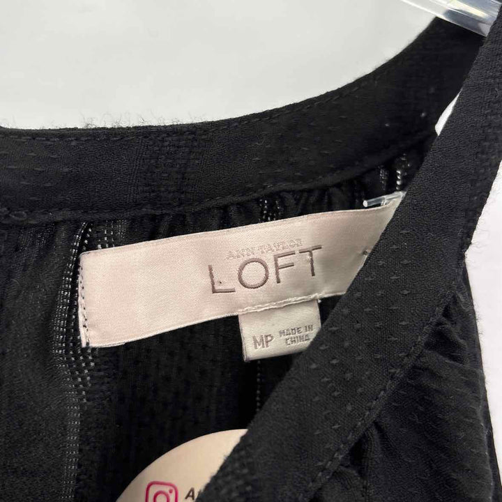 Size M LOFT Black Shirt