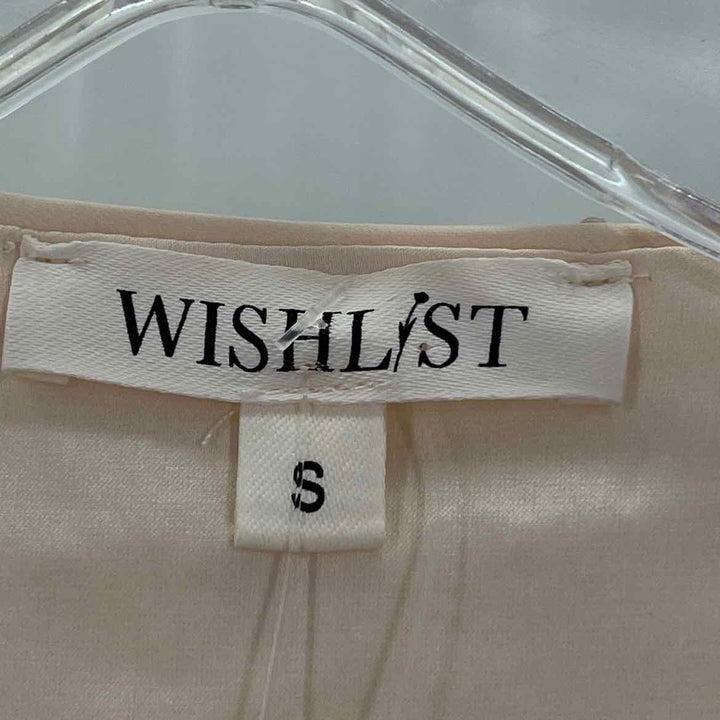 Size S WISHLIST Champagne Shirt