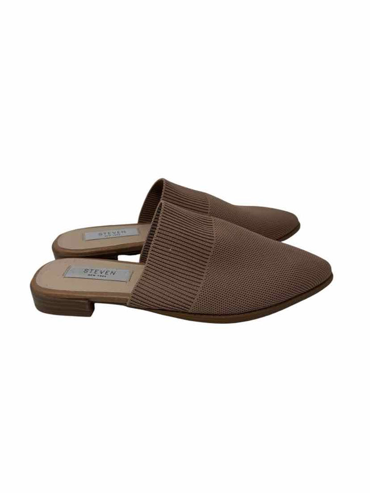 Shoe Size 7 STEVEN Brown Mules