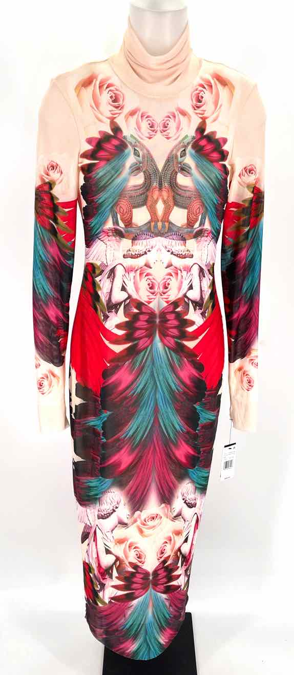 Size L Multi-Color Mesh Dress