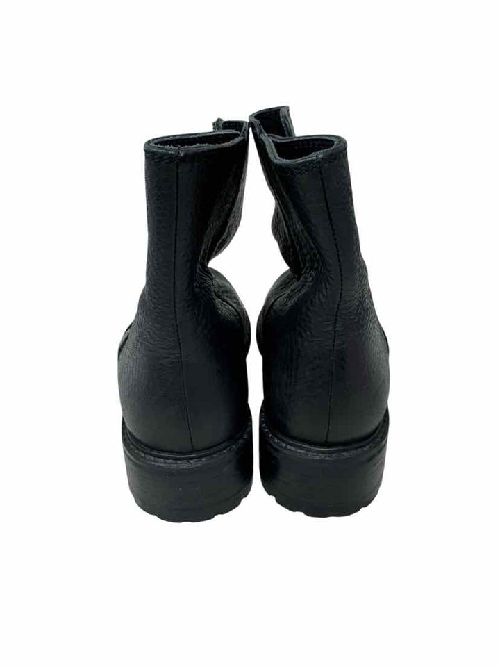 Shoe Size 37 Black Leather Boots