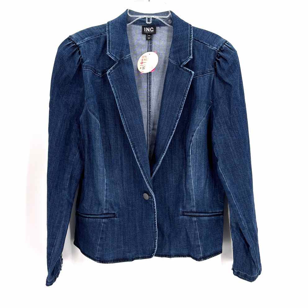 Size XL INC Navy Denim Jacket