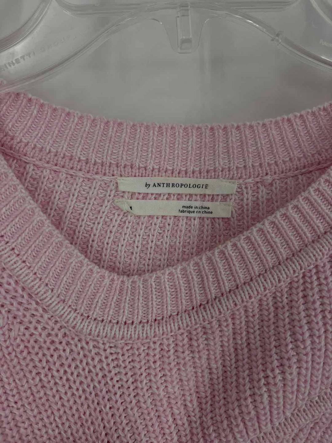 Size M Anthropologie Pink Sweater