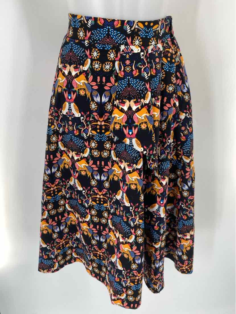 Size 0 EVA FRANCO Multi-Color Skirt