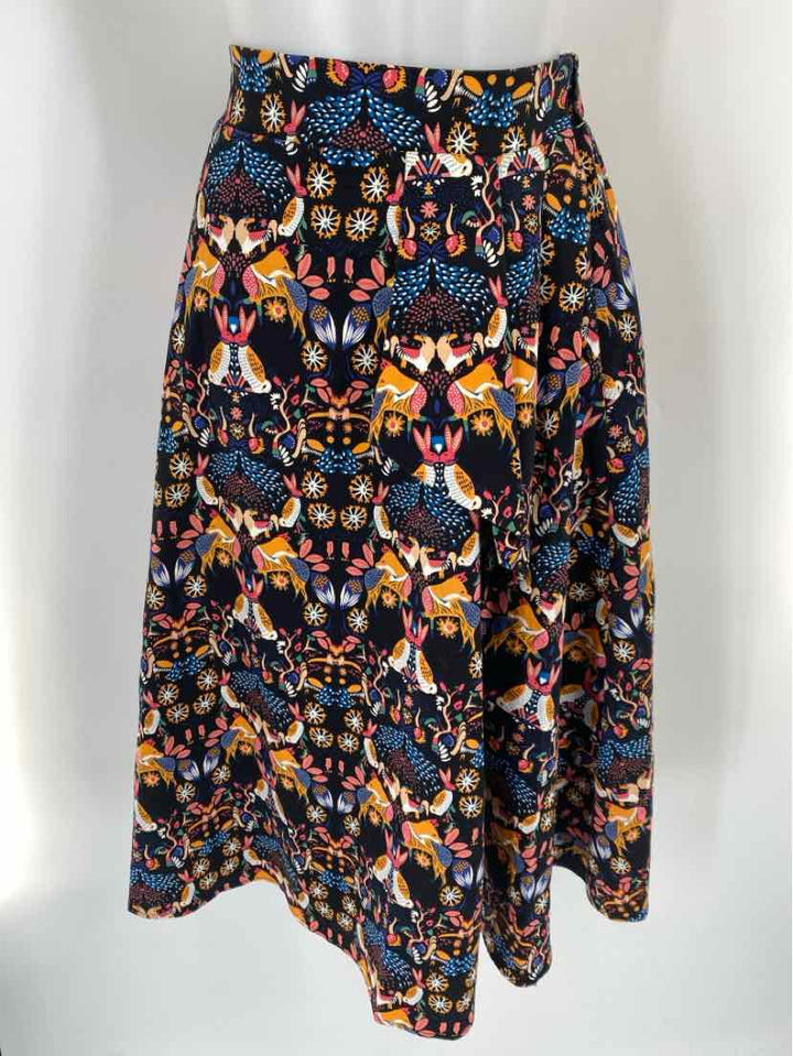 Size 0 EVA FRANCO Multi-Color Skirt