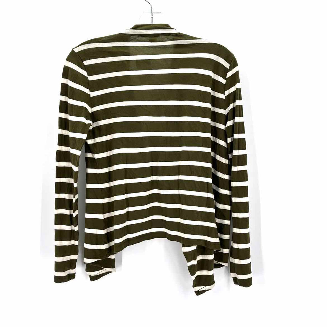 Size S J Crew Green Print Cardigan