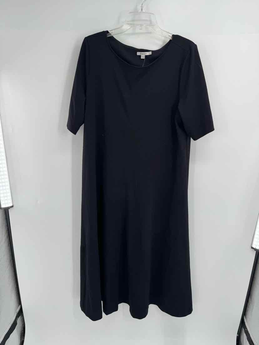 Size XL Chico's Black Cotton Dress