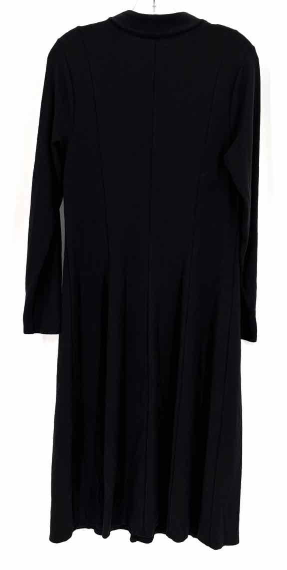 Size M J JILL Black Knit Dress