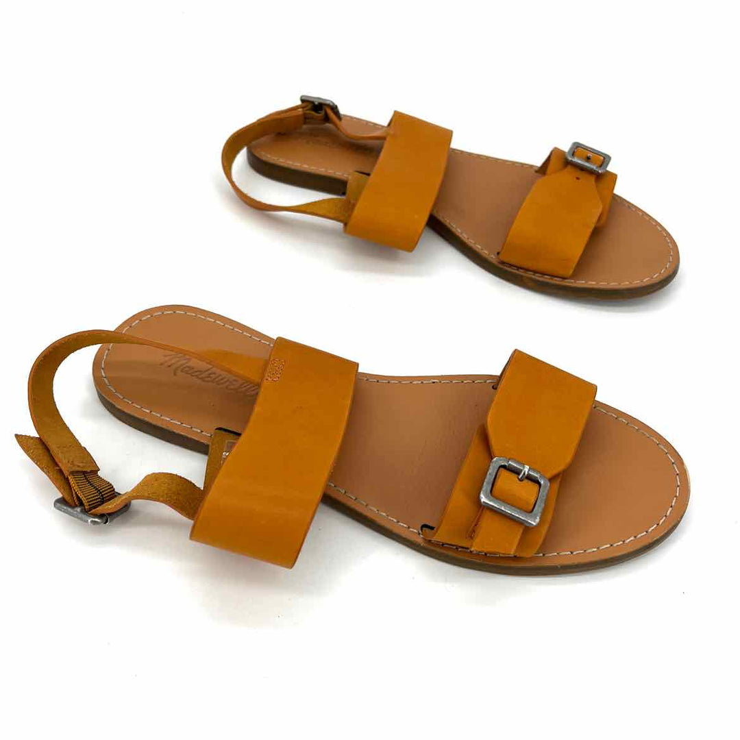 Shoe Size 9 MADEWELL Camel Leather Sandals