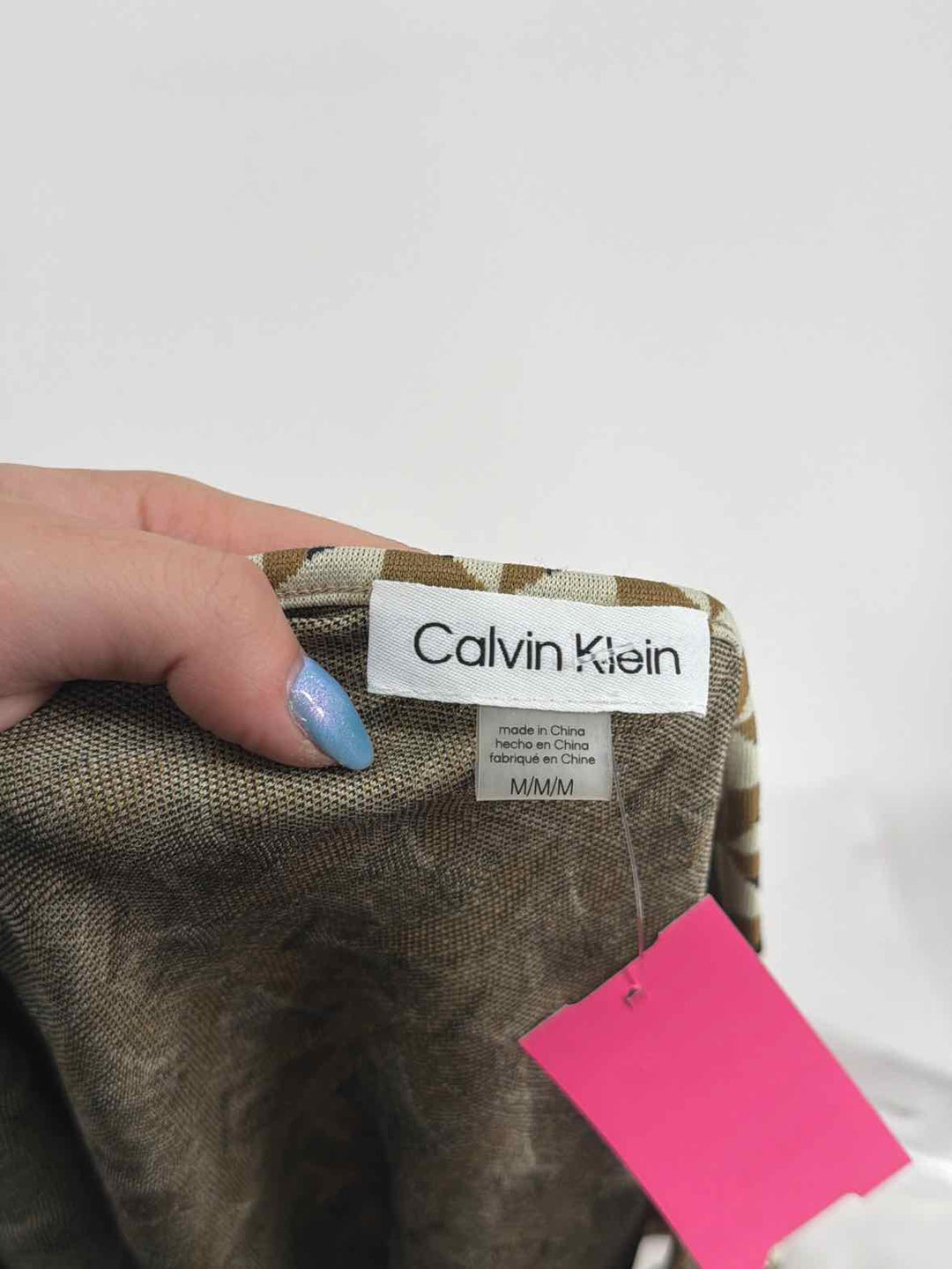 Size M Calvin Klein Tan Shirt