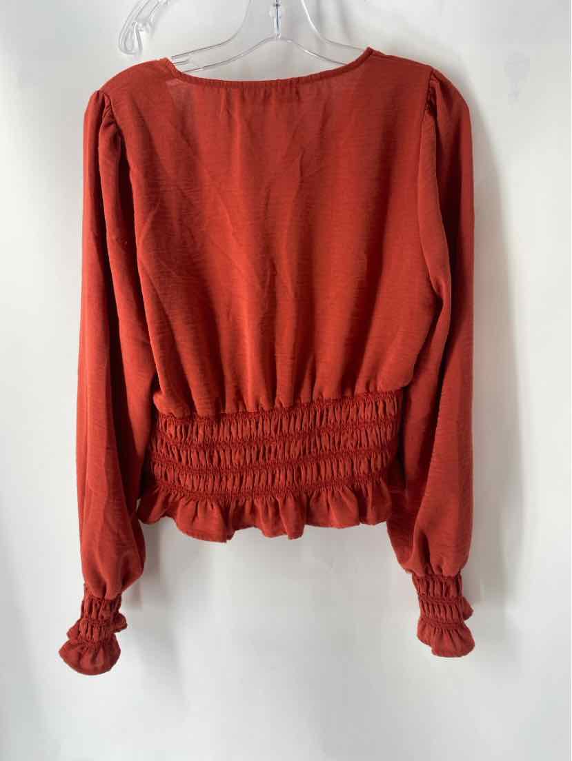 Size L FABRIK Orange Shirt