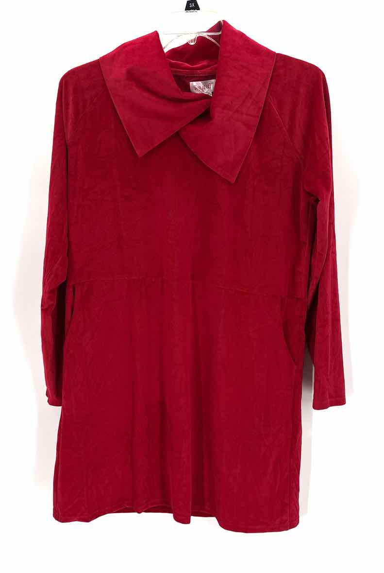 Size XL Red Velour Dress