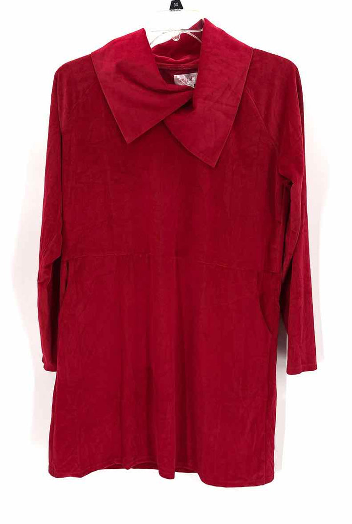 Size XL Red Velour Dress