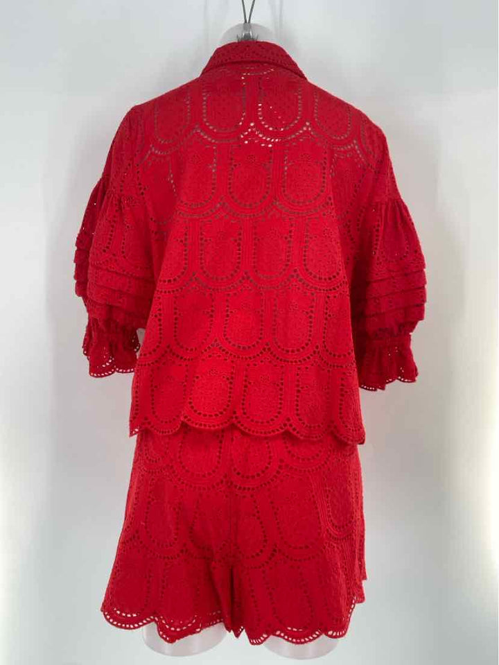 Size L/XL FARM RIO Red 2 PC Dress