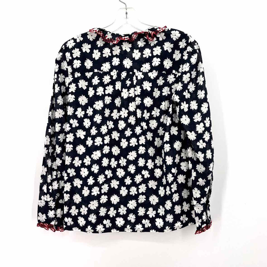 Size XS J Crew Navy Shirt